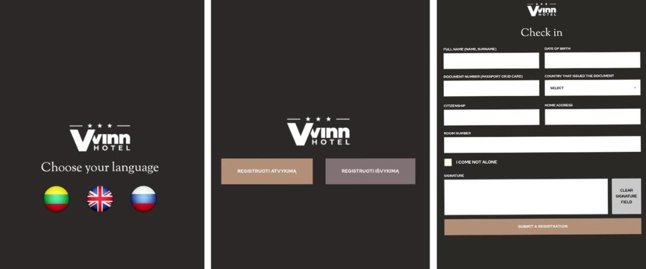 Vvinn Hotel Vilnius Exterior foto